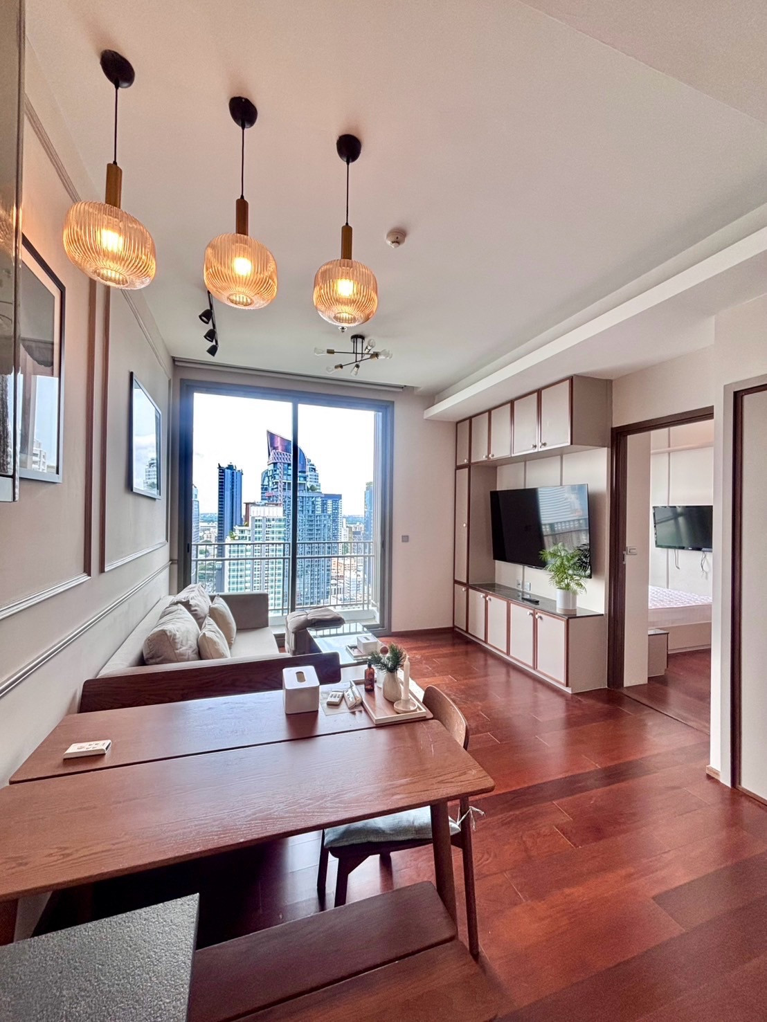 (For rent) ✨ Quattro by Sansiri, Soi Thonglor 4, City View, 26th floor, beautiful city view, unblocked view, 53 sq m, 1 bedroom, 1 bathroom, fully furnished. Complete electrical appliances (For rent) ✨ Quattro by Sansiri, Soi Thonglor 4, City View, 26th floor, beautiful city view, unblocked view, 53 sq m, 1 bedroom, 1 bathroom, fully furnished. Complete electrical appliances