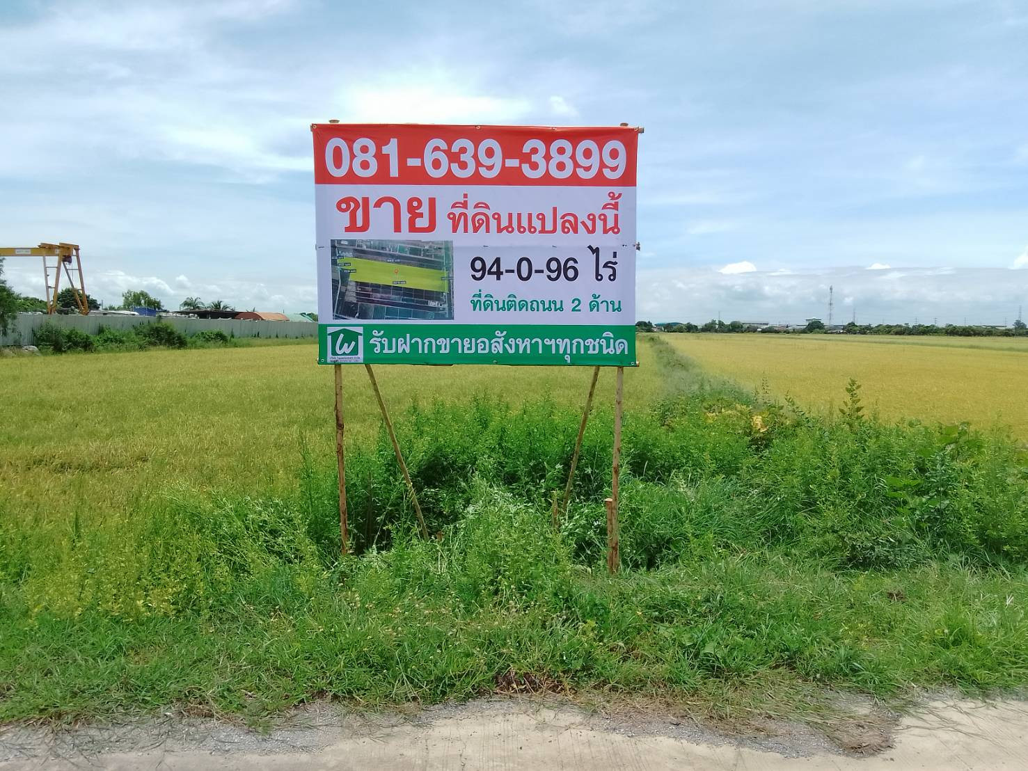 ขายที่ดินไทรน้อย บางบัวทอง นนทบุรี เนื้อที่ 94 ไร่เศษ ทำเลดี ติดถนนสาธารณะ 2 ด้าน ใกล้ อบต.ไทรใหญ่ หลังโรงเบียร์ไฮเนเก้น #ใกล้ถนนใหญ่ 340 (บางบัวทอง-สุพรรณบุรี) ประมาณ 1 กม.  – รูปที่ 2