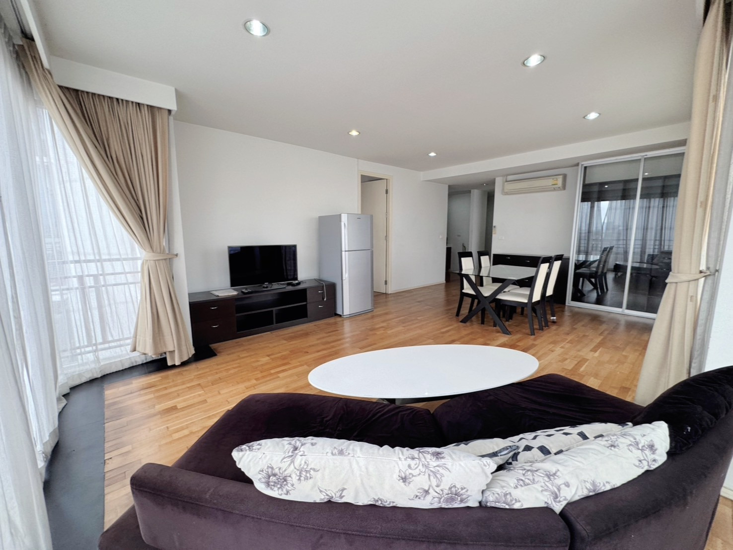 RENT !! Condo Amanta Ratchada, MRT Thailand Cultural Centre, 2 Beds, Tower 2, Fl. 6, Area 120sq.m., Rent 40,000 Baht (Corner room) – รูปที่ 3