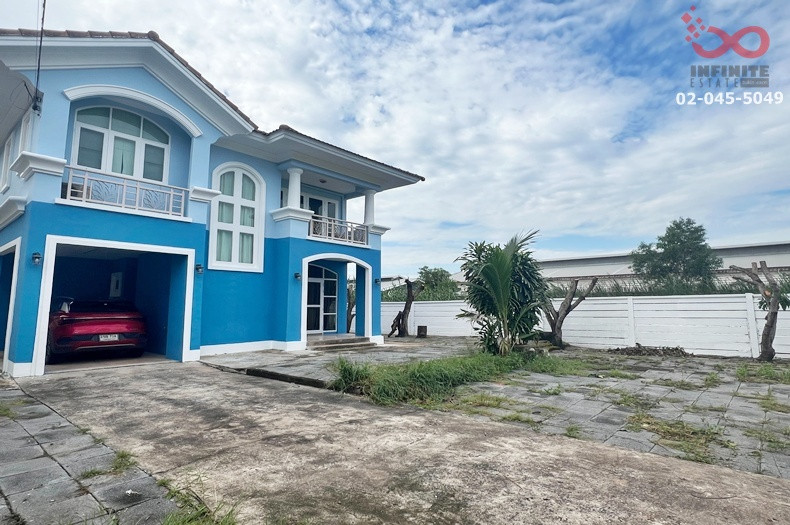 2-story detached house for sale, 115 sq m, Passorn Village 10, Suwinthawong Road, Nong Chok.
