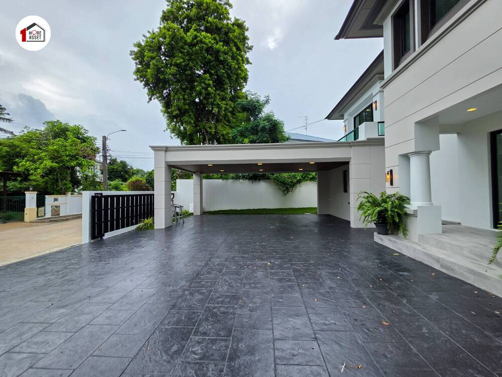  ขายบ้านเดี่ยว มัณฑนา วงแหวน-ปิ่นเกล้า บ้านสวยหลังใหญ่ รีโนเวทใหม่พร้อมอยู่ ตอบโจทย์ครอบครัวใหญ่ จอดรถในบ้านได้ 4-6 คัน   – รูปที่ 4