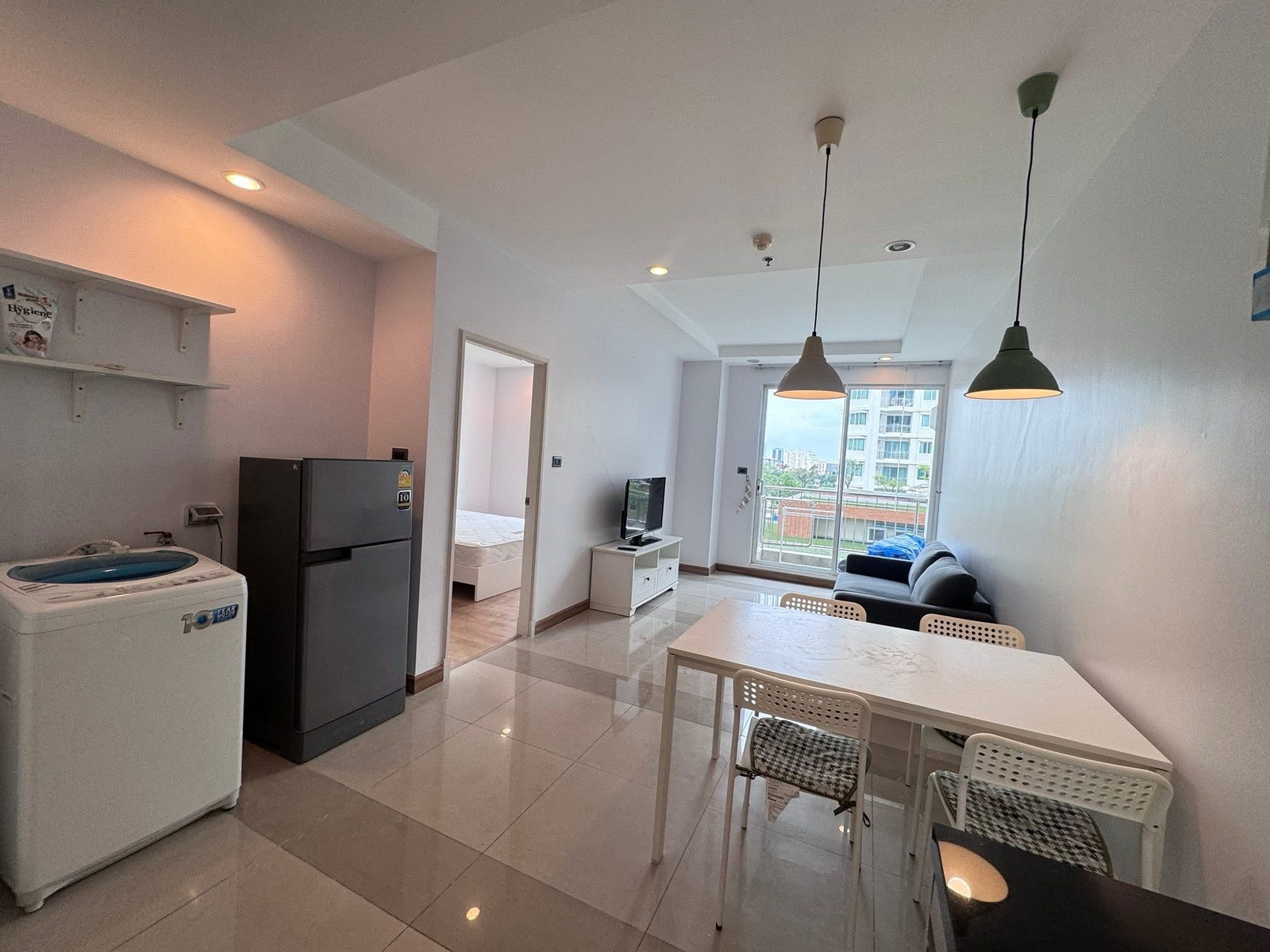 ✨ Condo for rent Supalai Wellington 1, Thiam Ruam Mit Road, Huai Khwang, 1 bedroom room, size 47 square meters, 5th floor 🔆