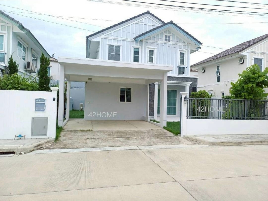 For sale/rent single house, Villaggio 2 Srinakarin-Bangna project, near Mega Bangna, Suvarnabhumi Airport, near Concordian International School, D-PREP International School, Singapore International School Bangkok (SISB), Verso International School. For sale/rent single house, Villaggio 2 Srinakarin-Bangna project, near Mega Bangna, Suvarnabhumi Airport, near Concordian International School, D-PREP International School, Singapore International School Bangkok (SISB), Verso International School.
