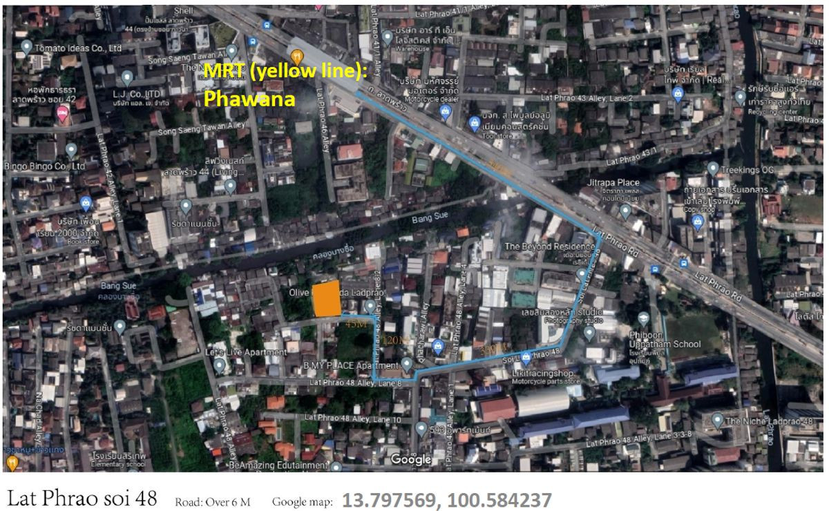 ให้เช่าที่ดินเปล่า ในซอยลาดพร้าว 48  แยก 8-2-1  – รูปที่ 2