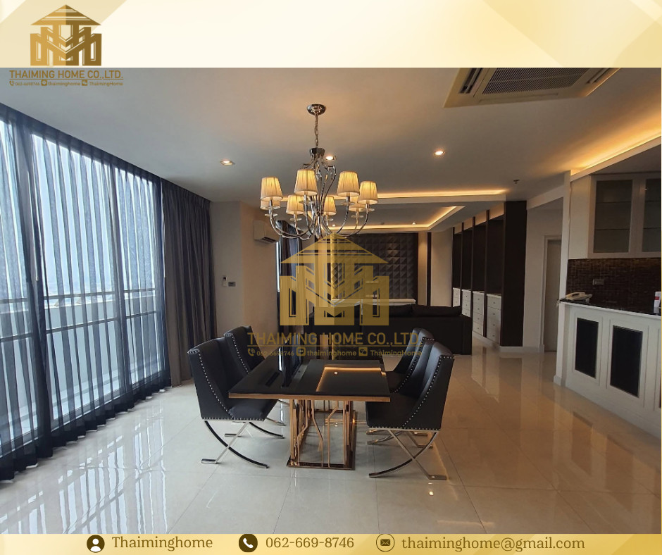 ให้เช่า Penthouse Duplex หรู กว่า300ตรม 3นอน 4น้ำ ศรีนครินทร์ บางกะปิ หัวหมาก (TC8-1126) – รูปที่ 4