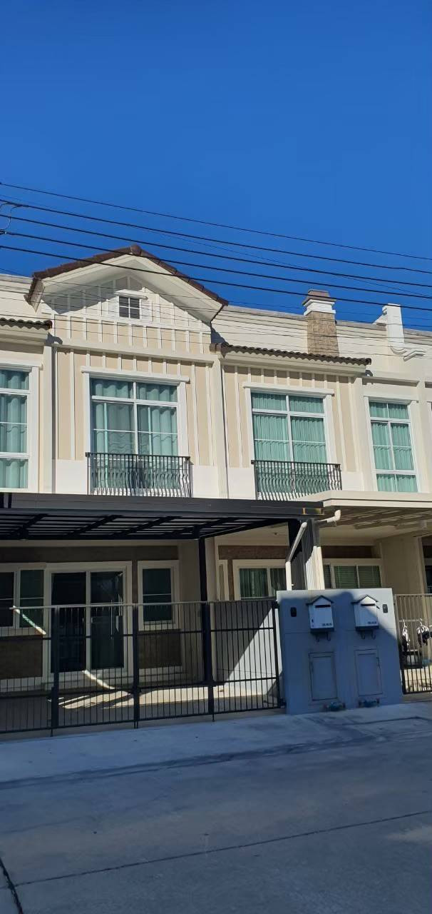 Townhouse for rent, Indy Bangna-Ramkhamhaeng 2 project. *Ready to move in Oct. '26. You can make an appointment to view. If interested, contact line ID:kanomtarn