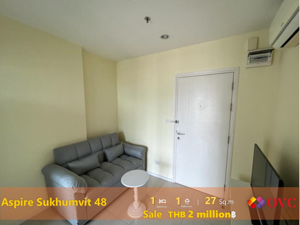 Ready for Sale with Tenant@Aspire Sukhumvit 48 Ready for Sale with Tenant@Aspire Sukhumvit 48