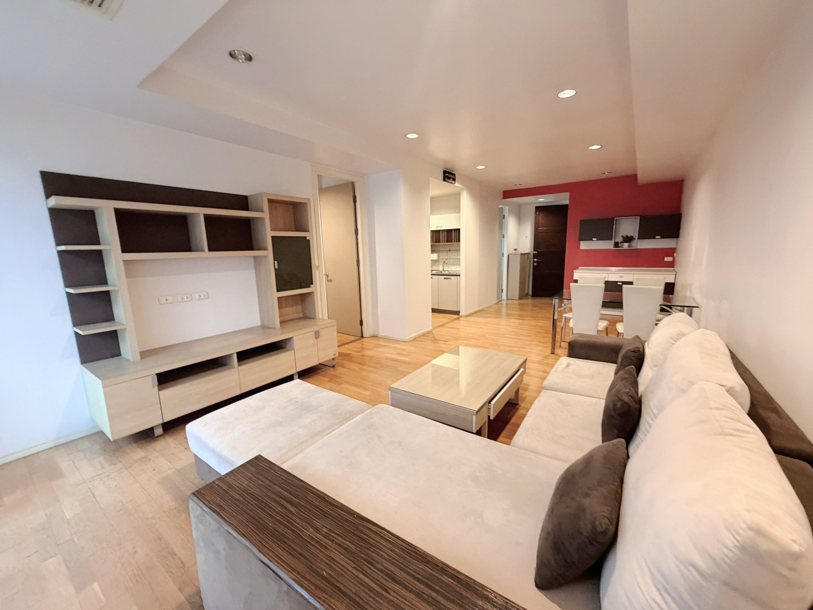RENT !! Condo Amanta Ratchada, MRT Thailand Cultural Centre, 1 Bed, Tower 1, Fl. 5, Area 85sq.m., Rent 30,000 Baht (Pool view)  – รูปที่ 3