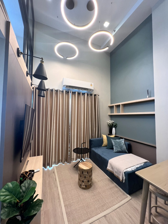 ขายคอนโด เดอะริช พระราม 9 - ศรีนครินทร์ ห้อง duplex แถมเฟอร์ ใกล้MRT สายสีเหลือง - สถานีหัวหมาก เดินทางสะดวก ขนาด 50 ตรม – รูปที่ 3