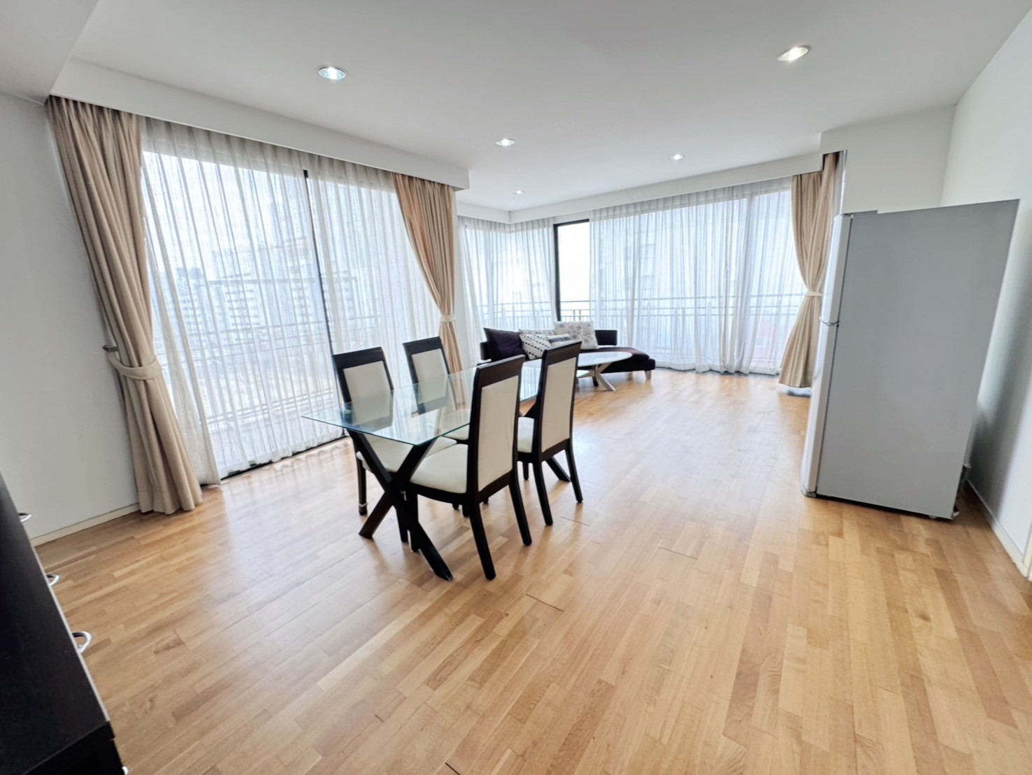 RENT !! Condo Amanta Ratchada, MRT Thailand Cultural Centre, 2 Beds, Tower 2, Fl. 6, Area 120sq.m., Rent 40,000 Baht (Corner room) – รูปที่ 4