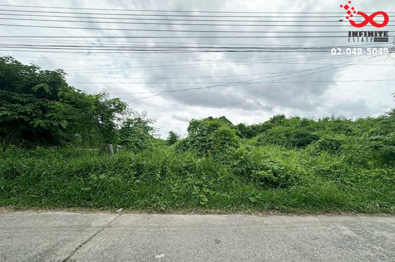 Land for sale, Sukhumvit 77 Srinakarin Soi On Nut 66, corner plot 110 sq m., suitable for building a house. Near the Yellow Line – รูปที่ 4