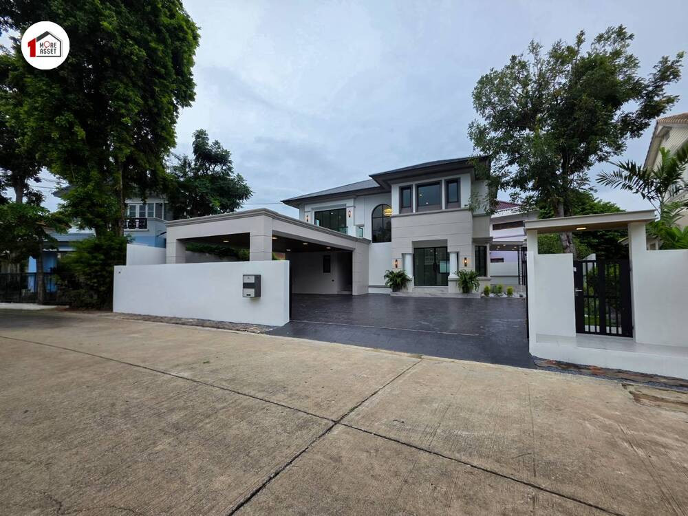  ขายบ้านเดี่ยว มัณฑนา วงแหวน-ปิ่นเกล้า บ้านสวยหลังใหญ่ รีโนเวทใหม่พร้อมอยู่ ตอบโจทย์ครอบครัวใหญ่ จอดรถในบ้านได้ 4-6 คัน   – รูปที่ 2