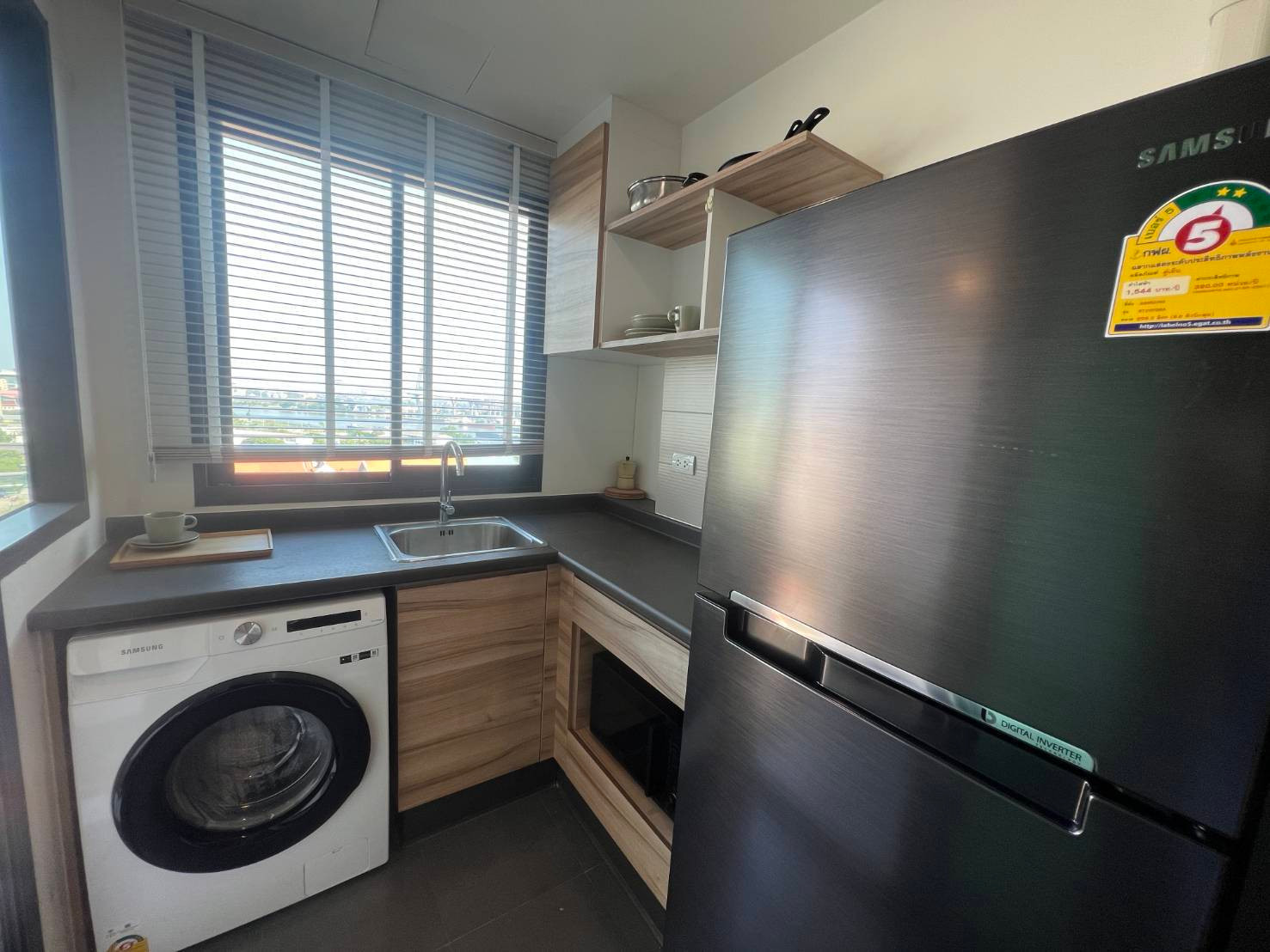 FOR Rent 1  Bed ริมแม่น้ำ พร้อมเฟอร์ตกแต่ง ยู ดีไลท์ เรสซิเดนซ์ รีเวอร์ฟร้อนท์ พระราม 3 วิวแม่น้ำเจ้าพระยา – รูปที่ 4