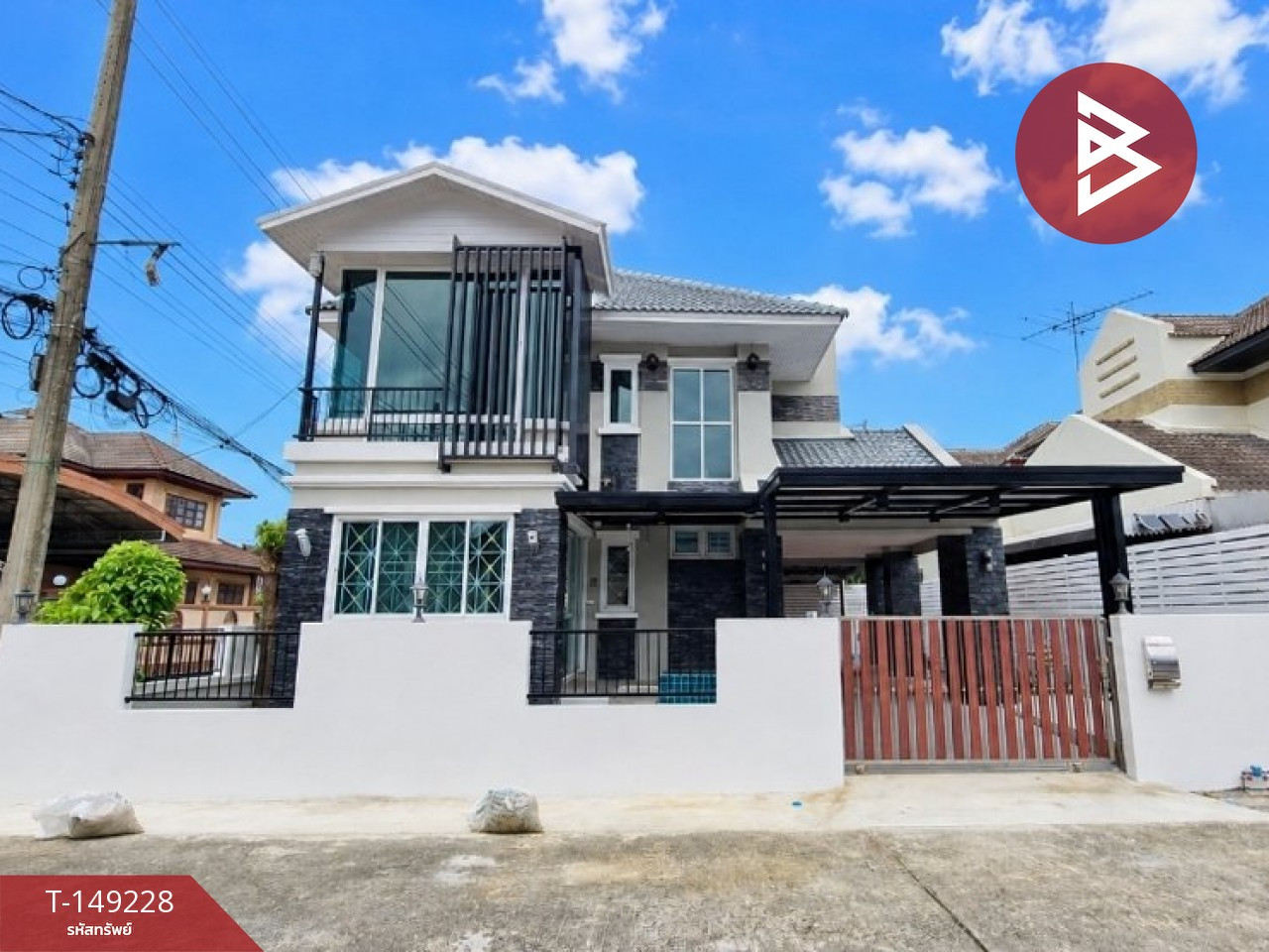 Single house for sale Phanason Garden Home 1 Village, Bangkok Single house for sale Phanason Garden Home 1 Village, Bangkok