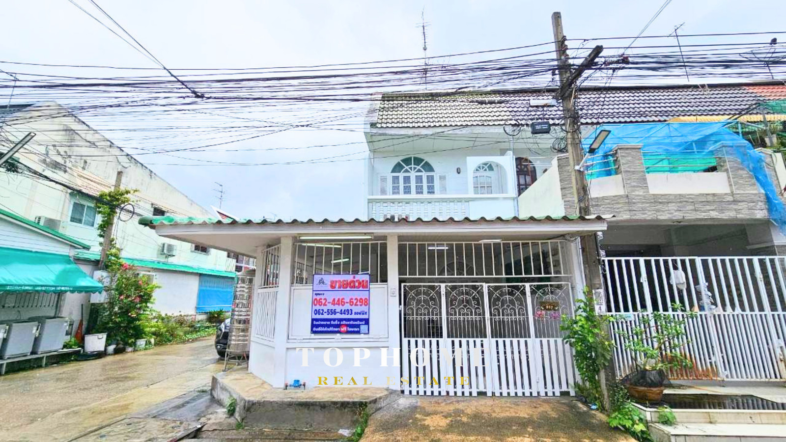 🔥 Urgent sale, 2-story townhouse, behind the corner of Main Road, 27 sq m., Sena Villa 84, Happyland, Bang Kapi 🔥