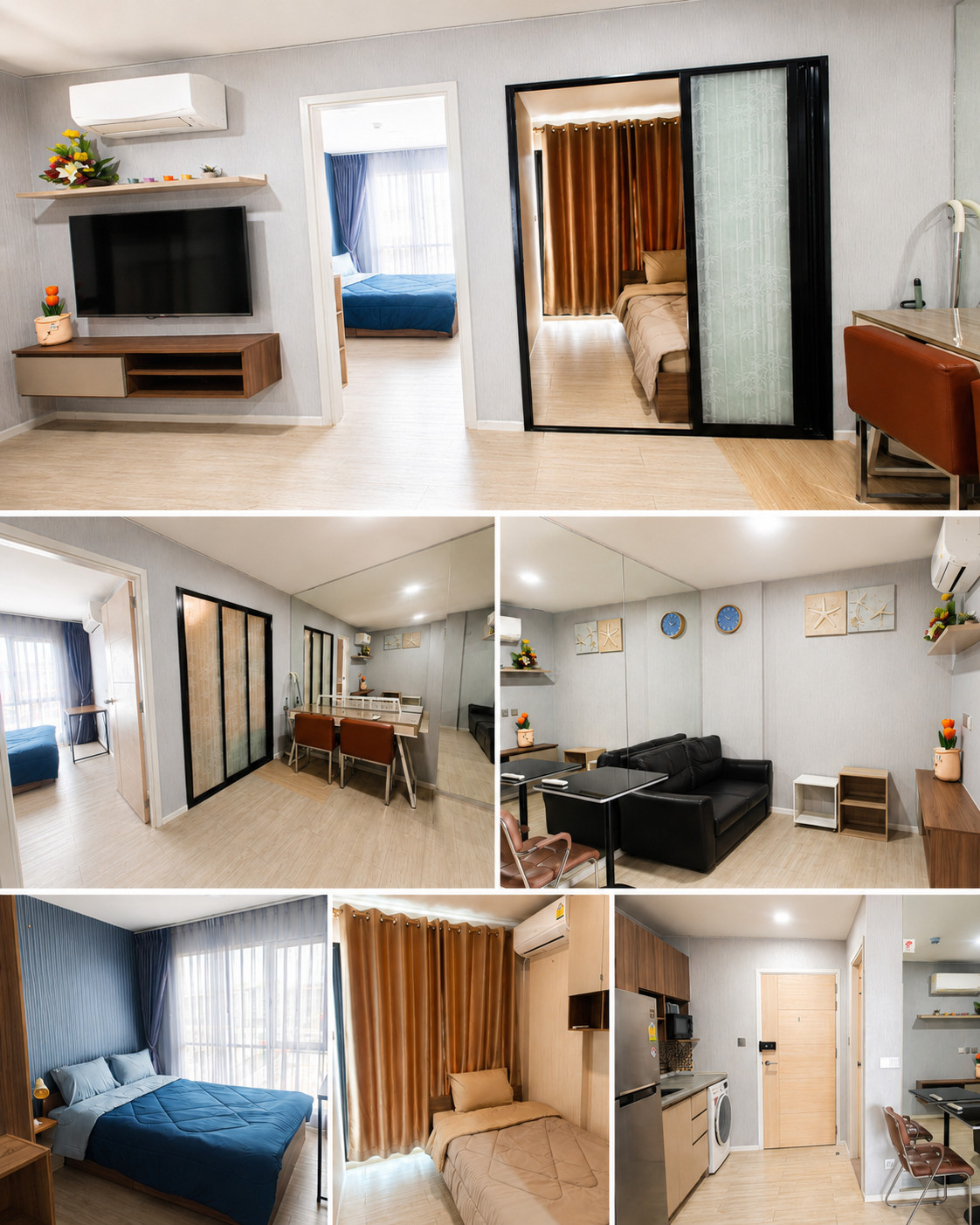 () Kave condo 2 bedrooms, large room 38 sq m, Building A, 7th floor, next to the road, opposite Bangkok University. () Kave condo 2 bedrooms, large room 38 sq m, Building A, 7th floor, next to the road, opposite Bangkok University.
