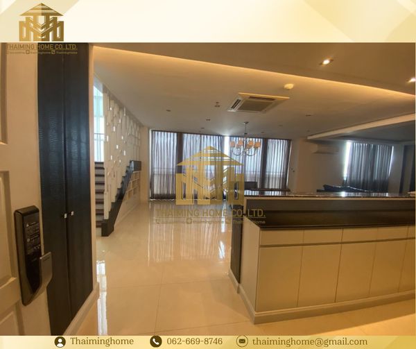 ให้เช่า Penthouse Duplex หรู กว่า300ตรม 3นอน 4น้ำ ศรีนครินทร์ บางกะปิ หัวหมาก (TC8-1126)