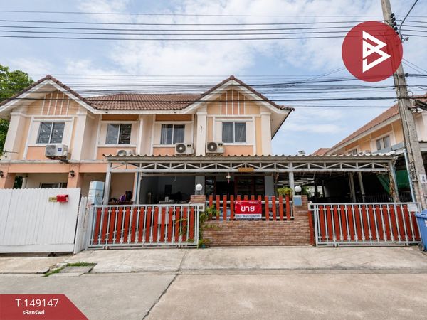 Semi-detached house for sale, Pruksa Village 28/1, Bang Pu-Phraeksa Industrial Estate, Samut Prakan, ready to move in.