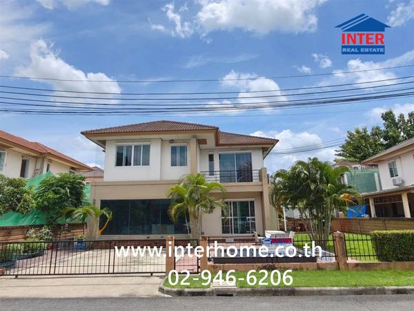 บ้านเดี่ยว 2 ชั้น 107.6 ตร.ว. หมู่บ้านฮาบิเทีย ปัญญาอินทรา 1 ซอย10 (ซอยเลียบคลอง 2) ถนนซาฟารีเวิลดิ์ ถนนปัญญาอินทรา เขตคลองสามวา กรุงเทพมหานคร 