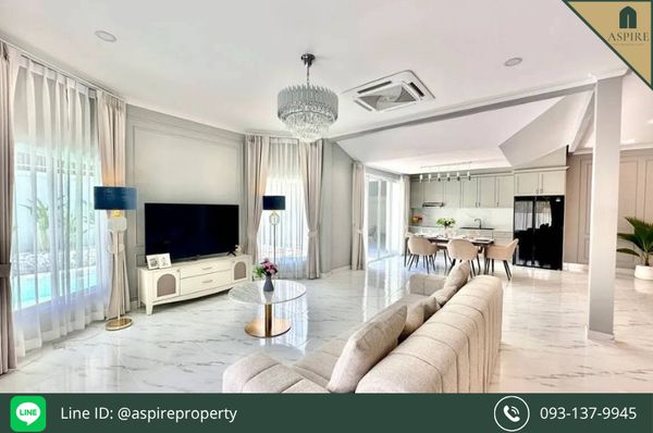 [For Sale] Newly renovated Single-Storey Corner, Private swimming pool in Pattaya 