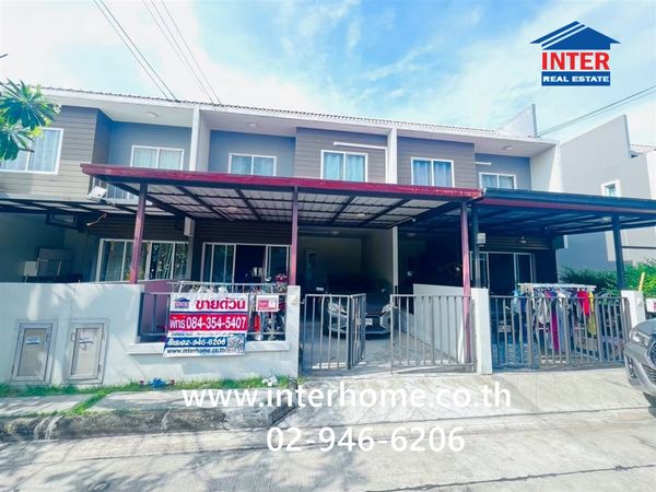 ทาวน์เฮ้าส์ 2 ชั้น 21 ตร.ว. หมู่บ้านเดอะคัลเลอร์ส วงแหวน-รามอินทรา2 ซอยสุเหร่าคลองหนึ่ง15 ถนนหทัยราษฎร์ ถนนสุเหร่าคลองหนึ่ง เขตคลองสามวา กรุงเทพมหานคร 
