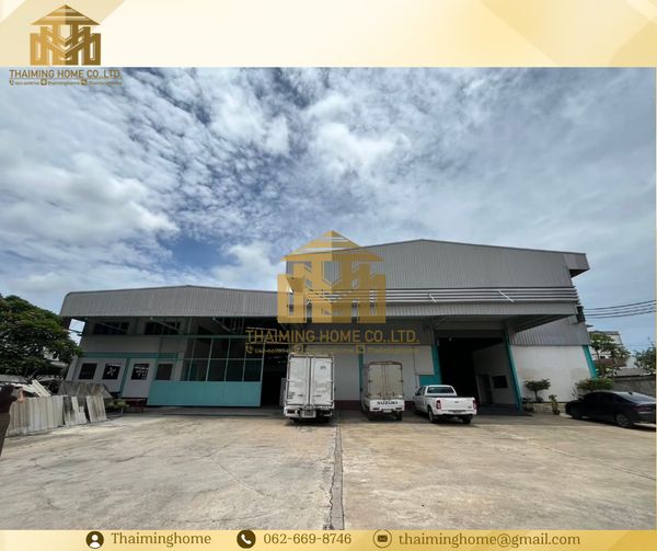 Factory for sale, warehouse, 3 rai, 2 ngan, 89 sq m, purple area with leaves, Suksawat, Phra Samut Chedi, Samut Prakan (TW8-26326)