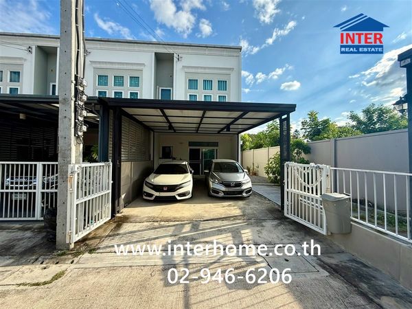 2-story townhouse, 39.5 sq m, Casa City Village, Watcharapol Permsin 2, Phahonyothin Road, Permsin Road, Sai Mai District, Bangkok.
