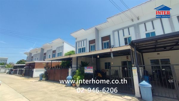 Townhome, 2 floors, 25.5 sq m, Lion Nov Village, Wongwaen - Pinklao, Soi Wat Phra Non, Kanchanaphisek Road. Rattanathibet Road, Ratchaphruek Road, Bang Yai, Nonthaburi