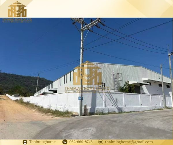 Warehouse/factory for rent Total area size 3,723 sq m.EEC area, Khao Khan Song, Chonburi (TW4-27826)