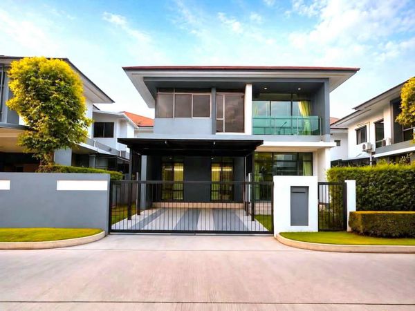 ให้เช่า #บ้านเดี่ยว  หมู่บ้านเศรษฐสิริ กรุงเทพกรีฑา 📞095-164-2956  , บ้านรีโทเวทใหม่ #ใกล้รรนานาชาติไบรท์ตัน 