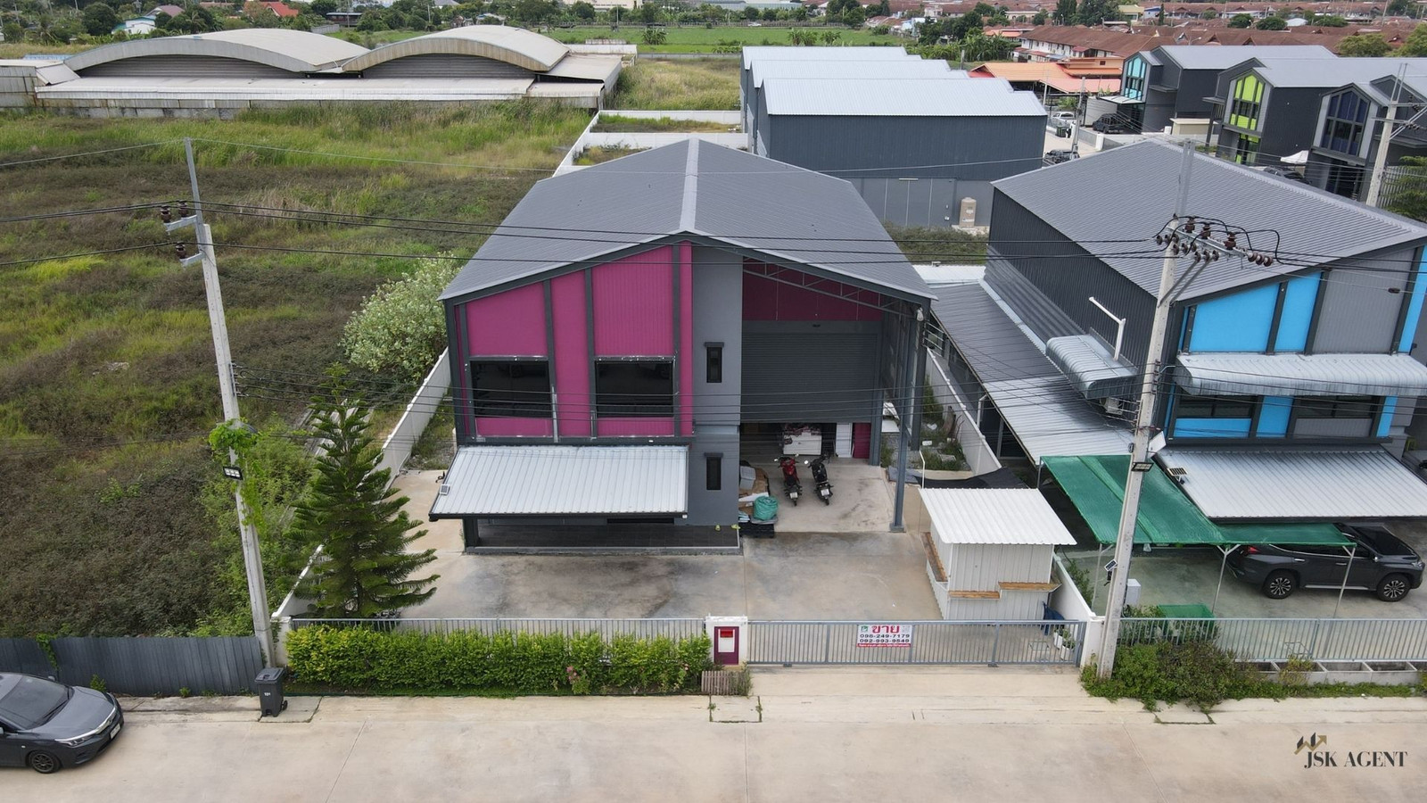 🏭🔥 ขายโกดัง สำนักงาน พร้อมที่ดิน ทำเลบางบัวทอง – บางคูรัด จ.นนทบุรี – รูปที่ 3