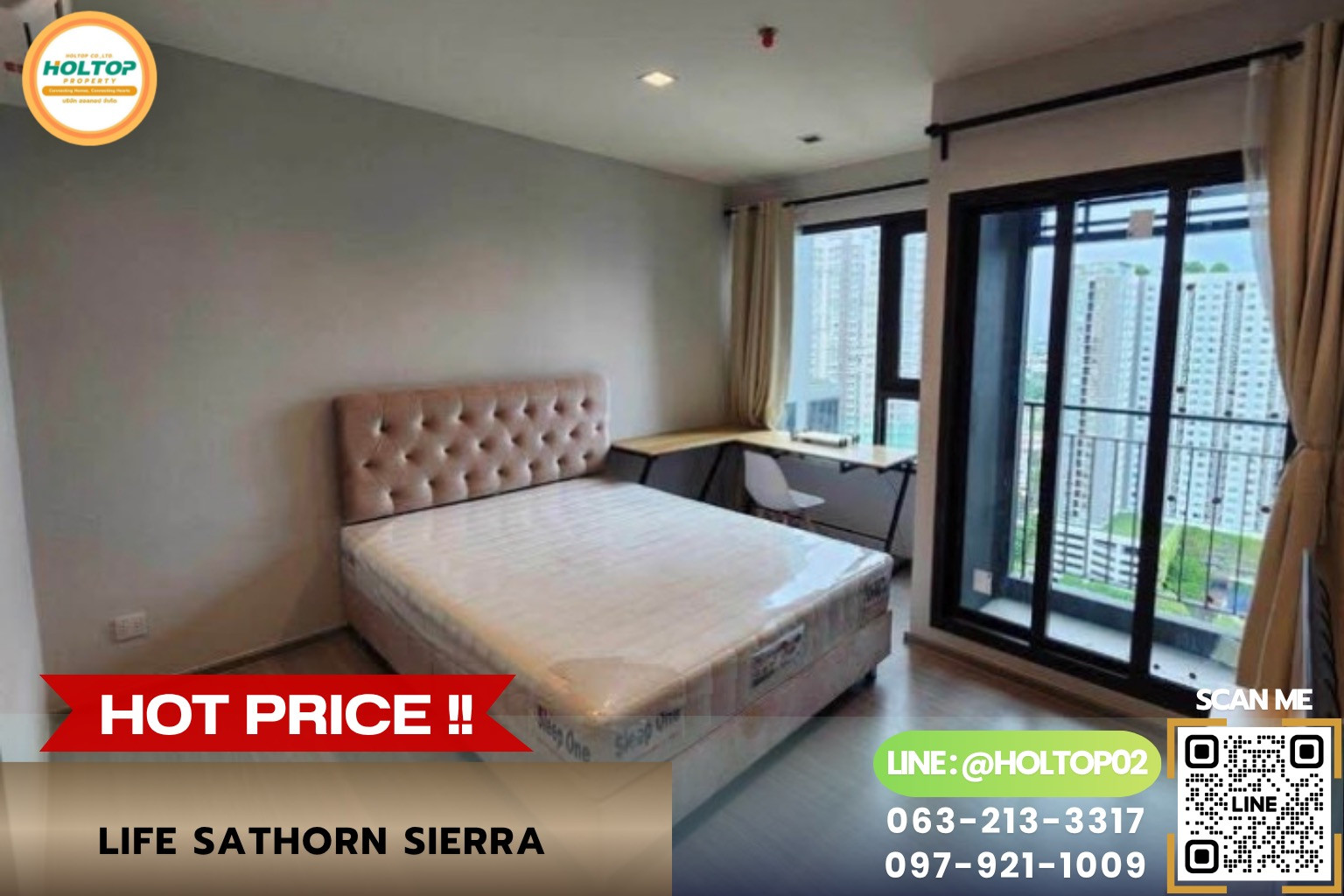 #R10760 Condo for rent Life Sathorn Sierra.