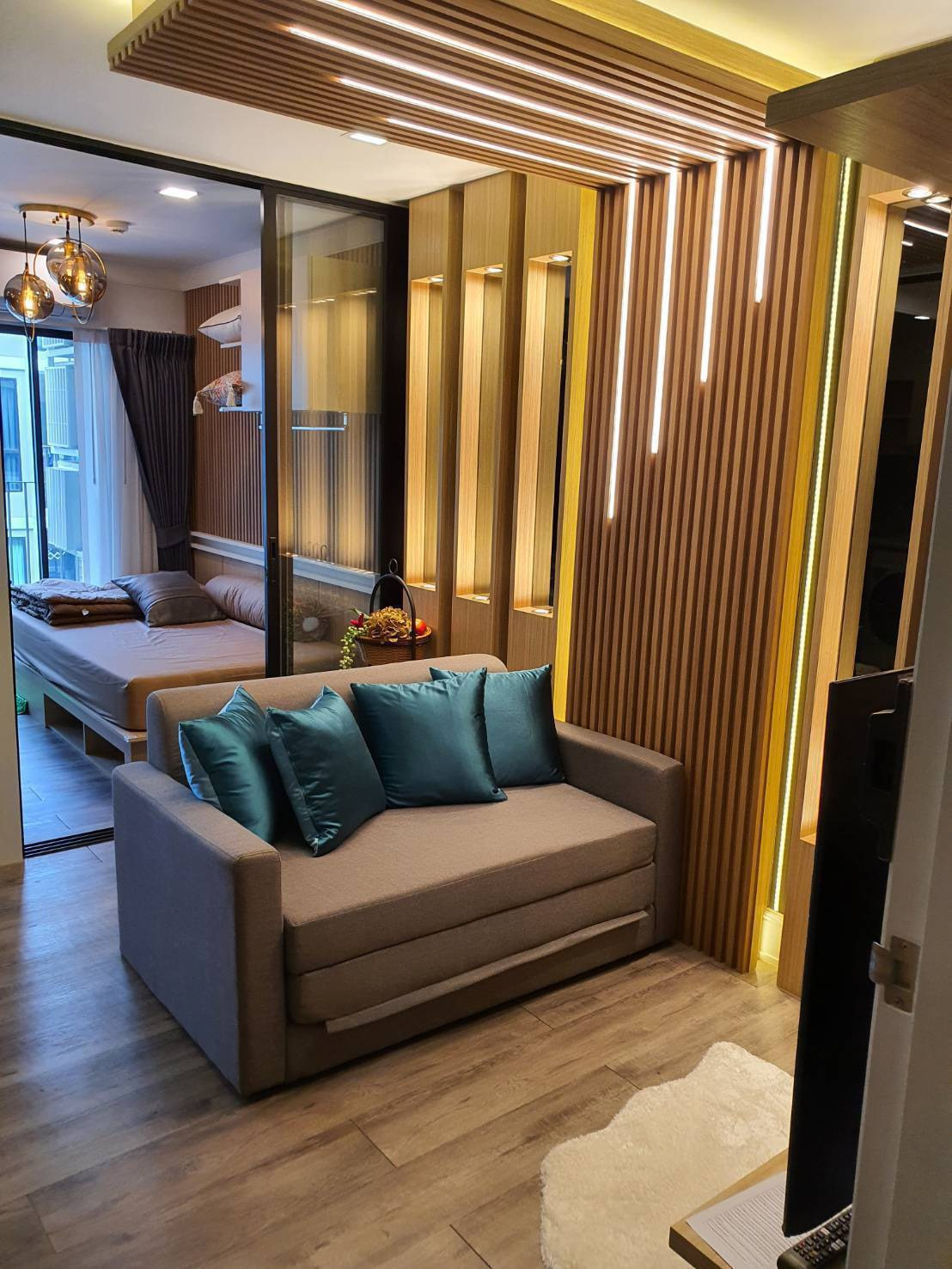 For rent Atmoz Ratchada-Huai khwang 2 bedrooms, 1 bathroom, size 32 square meters. – รูปที่ 2