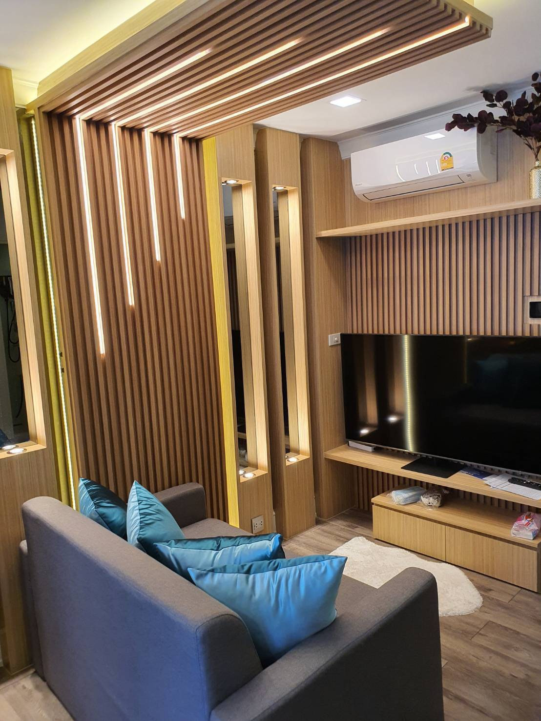 For rent Atmoz Ratchada-Huai khwang 2 bedrooms, 1 bathroom, size 32 square meters. – รูปที่ 3