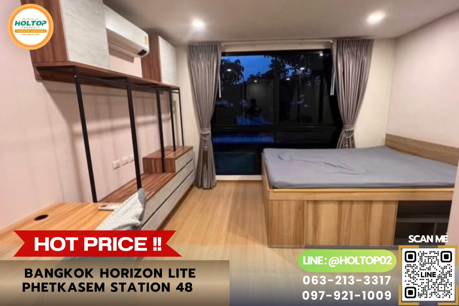 #R10759 ให้เช่าคอนโด Bangkok Horizon Lite Phetkasem Station 48 #R10759 ให้เช่าคอนโด Bangkok Horizon Lite Phetkasem Station 48
