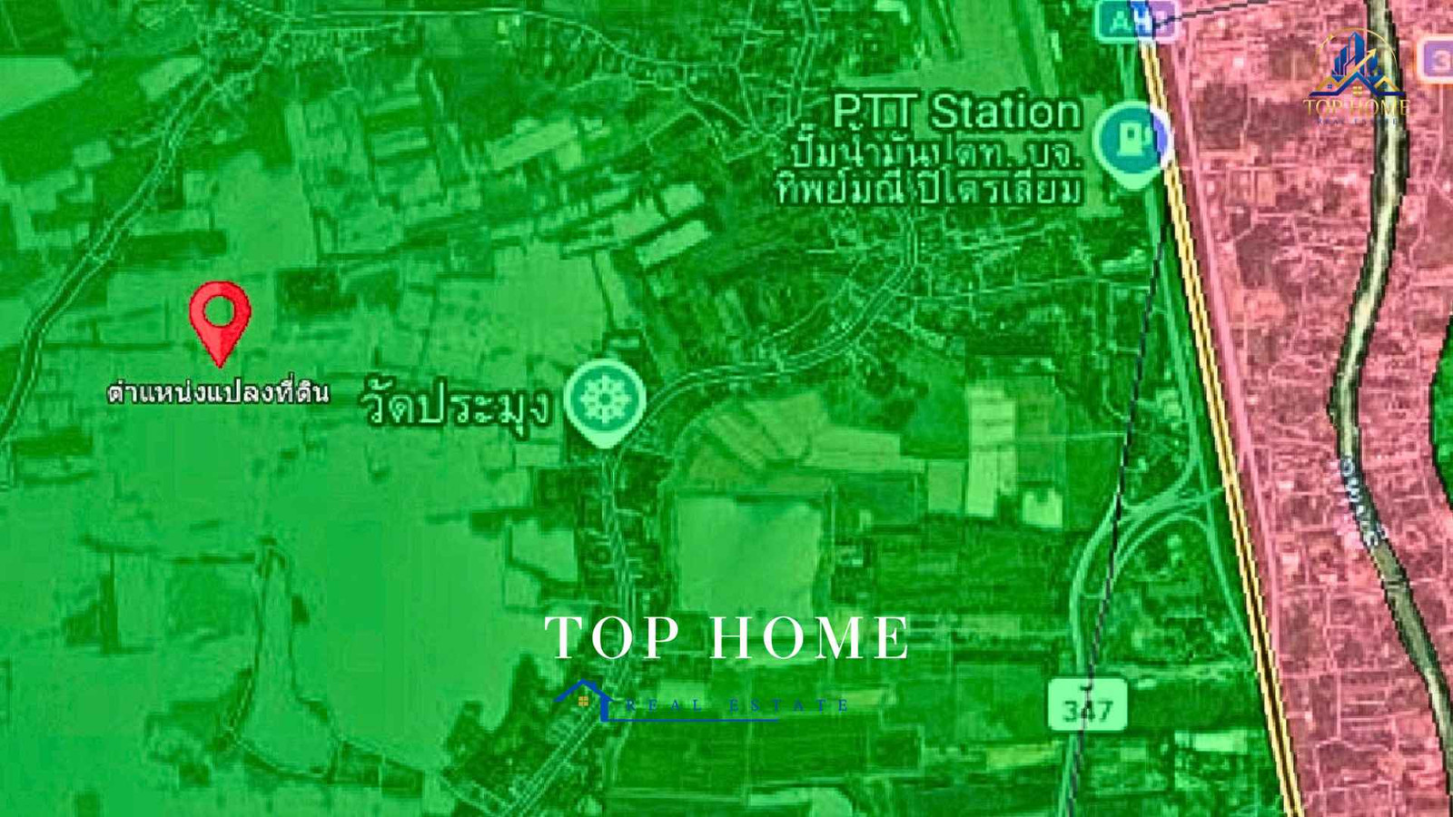 🔥 Selling cheap! Large plot of land over 6 rai • Total area 6 rai 1 ngan 44 sq m. • Total area 2,544 sq m. Phra Nakhon Si Ayutthaya Province 🔥 💰 Special price only 790,000 baht! – รูปที่ 2