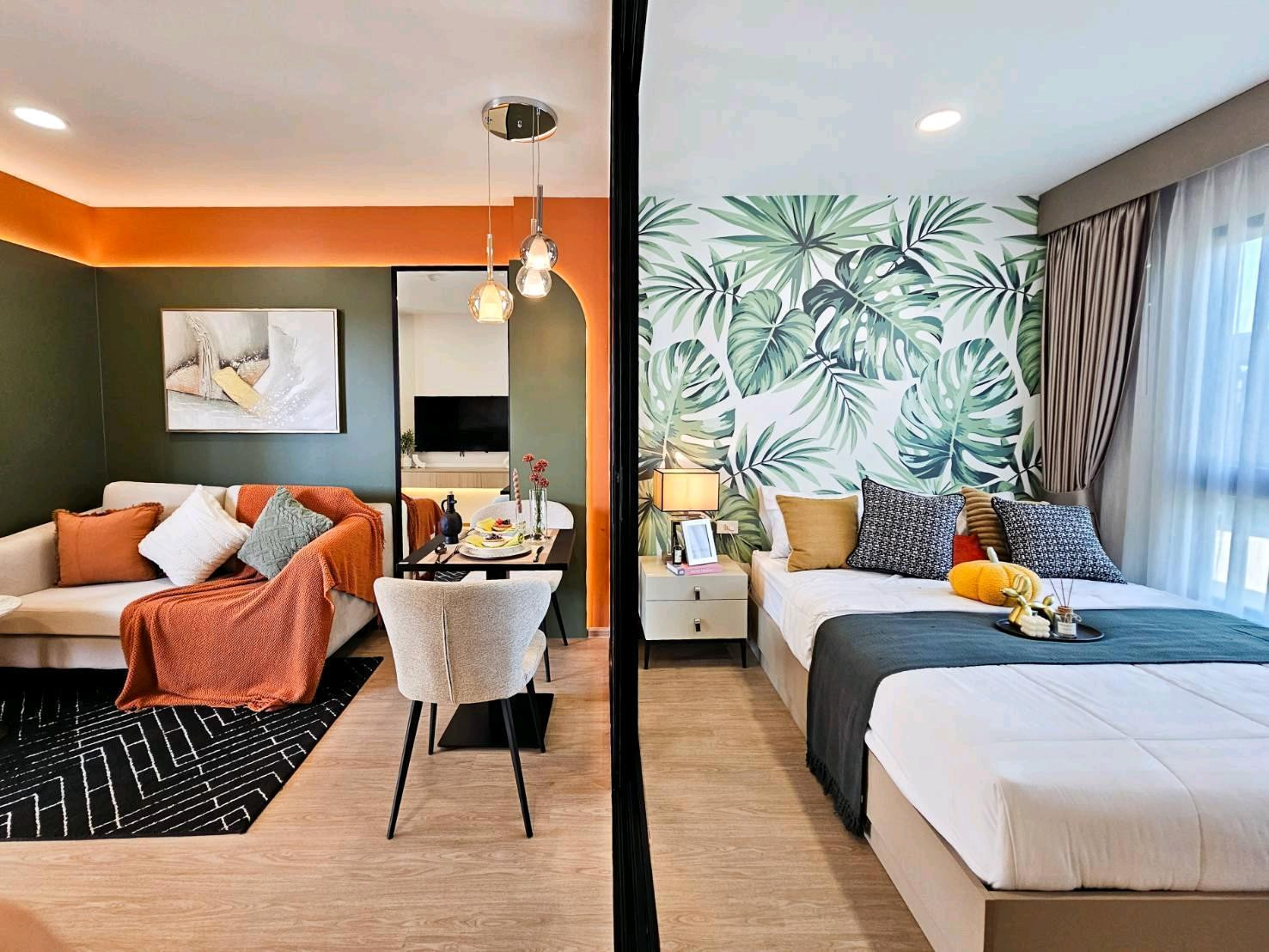 🏢 ขายดาวน์ The ICONIC ราม-ร่มเกล้า | 32 ตร.ม. ชั้น 5 โซนริม – รูปที่ 2
