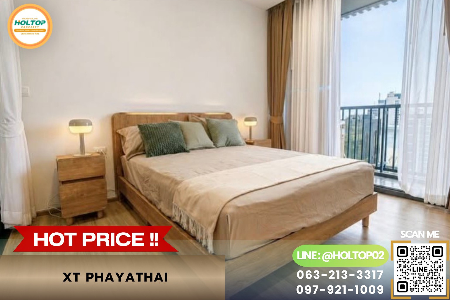 #R10753 ให้เช่าคอนโด XT Phayathai