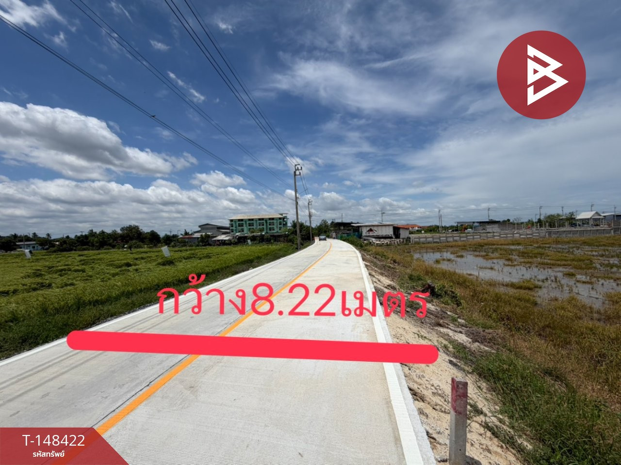 ขายที่ดิน เนื้อที่ 5 ไร่ บางใหญ่ นนทบุรี ทำเลทอง ติดถนนท้องนา – รูปที่ 4