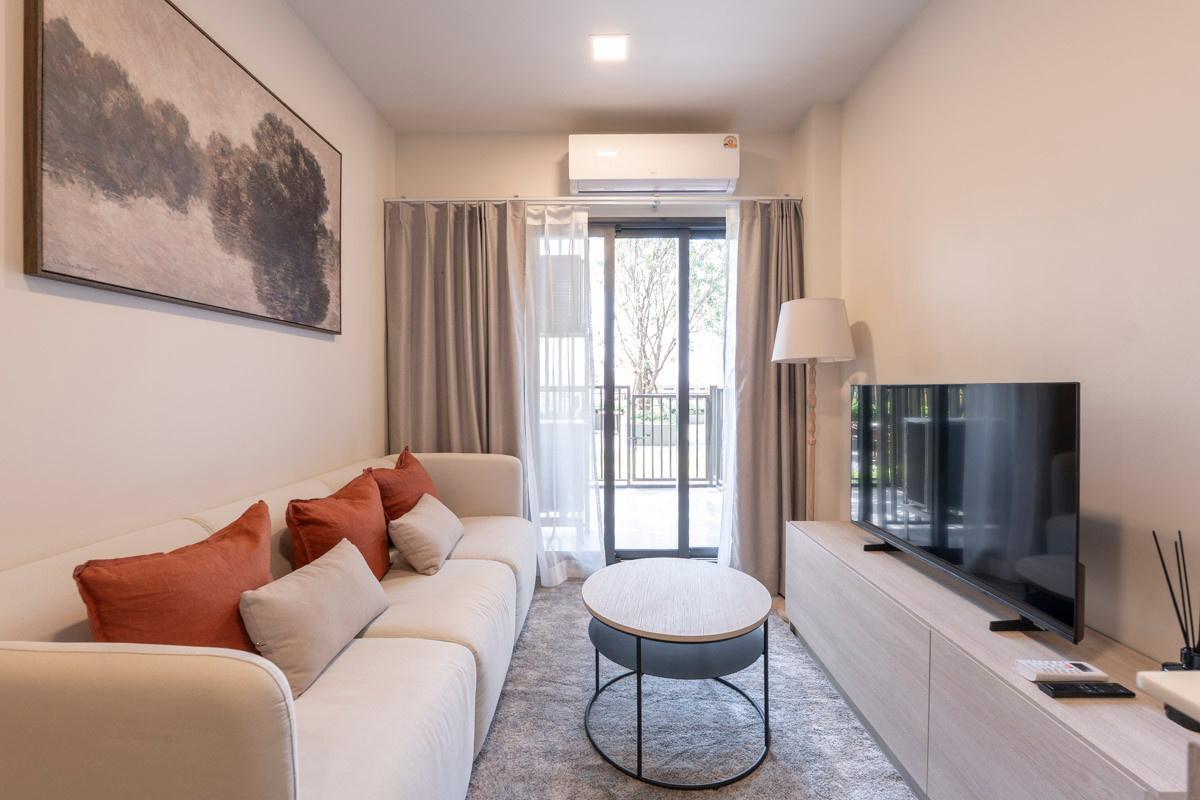 🔥Urgent for rent!🔥𝗙𝗟𝗢 𝗯𝘆 𝗦𝗮𝗻𝘀𝗶𝗿𝗶 2 bedrooms with furniture, next to the garden, best price.