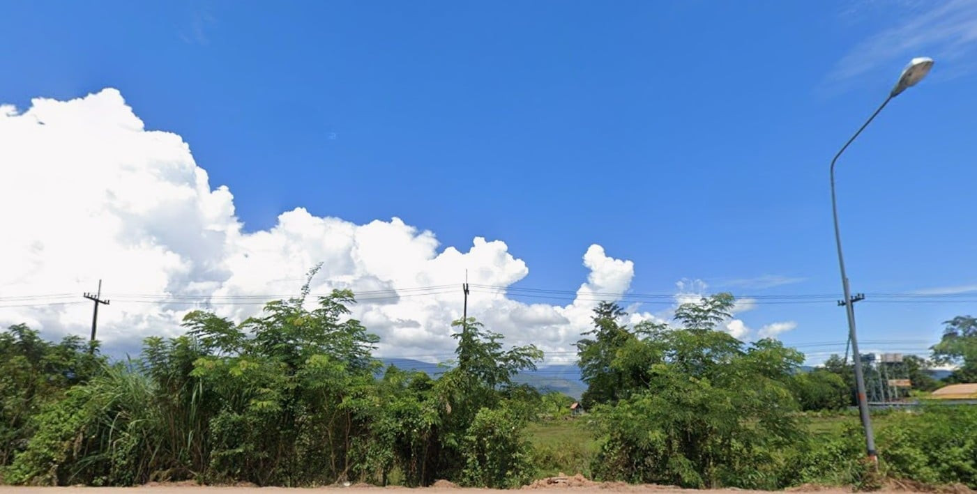 🏡 Bueng Kan land for sale, 15 rai 1 ngan 80 sq m, next to Road 212, near Wat Ahong Silawat.