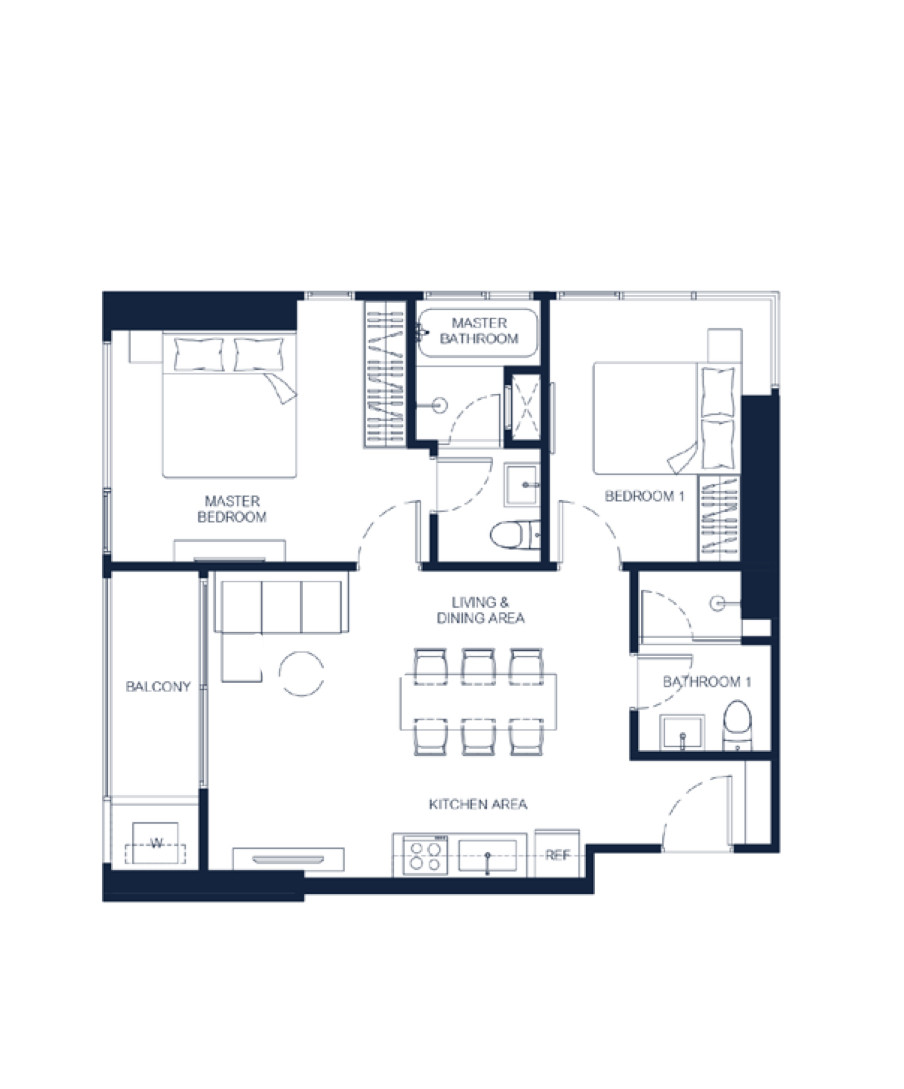 ขายห้องใหญ่ PTY Residence Sai 1 Luxury Residence | วิวทะเล | Foreign Quota – รูปที่ 2