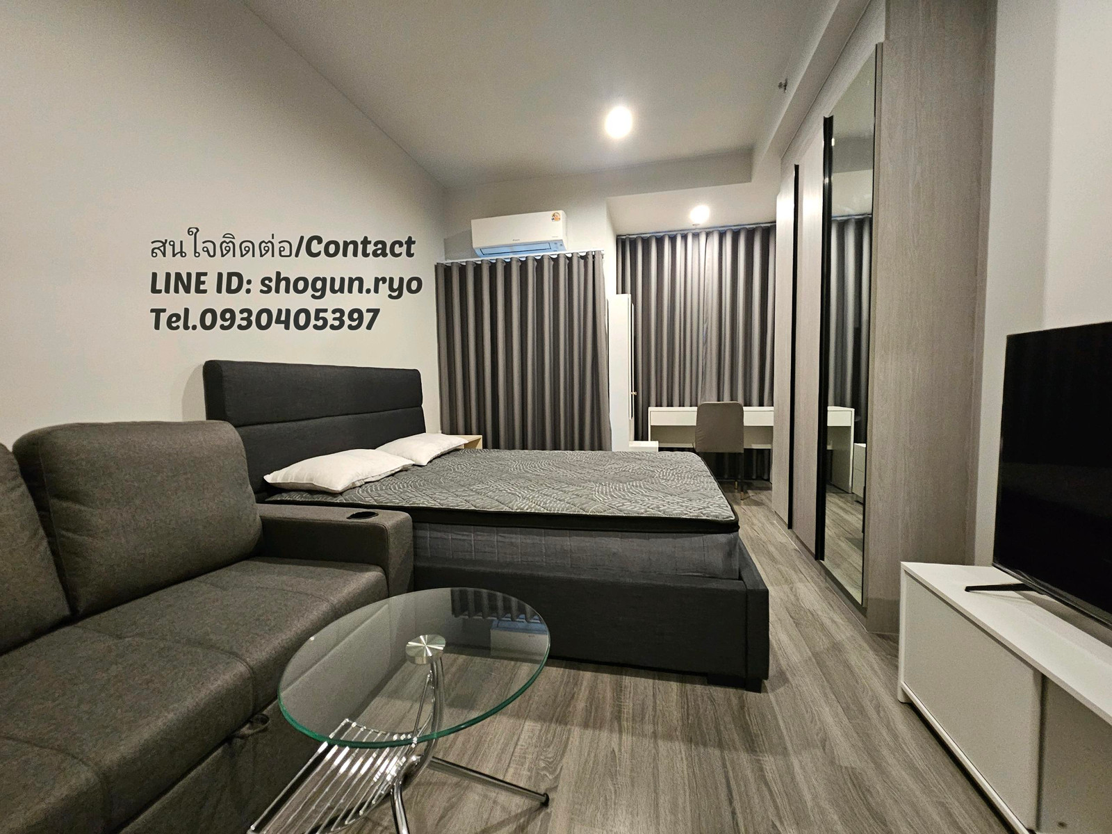 For rent, new room, All new furniture, high floor, good view, Ideo Ramkhamhaeng Lamsali station, next to the Mall Bangkapi For rent, new room, All new furniture, high floor, good view, Ideo Ramkhamhaeng Lamsali station, next to the Mall Bangkapi