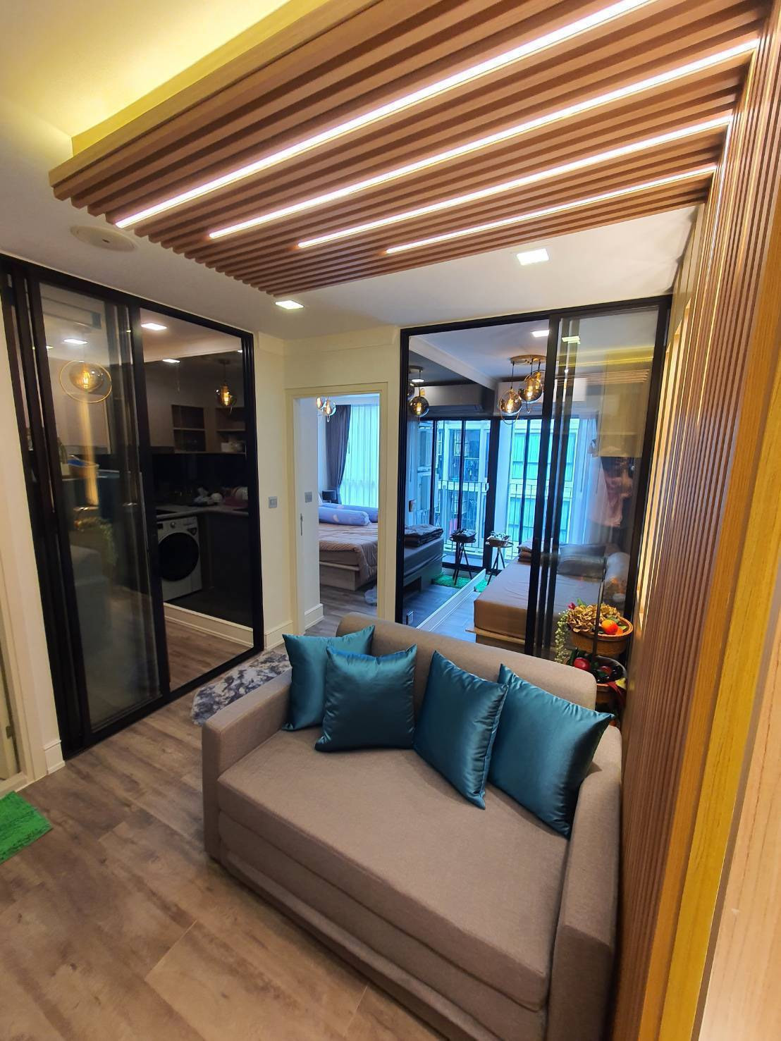 For rent Atmoz Ratchada-Huai khwang 2 bedrooms, 1 bathroom, size 32 square meters. – รูปที่ 4