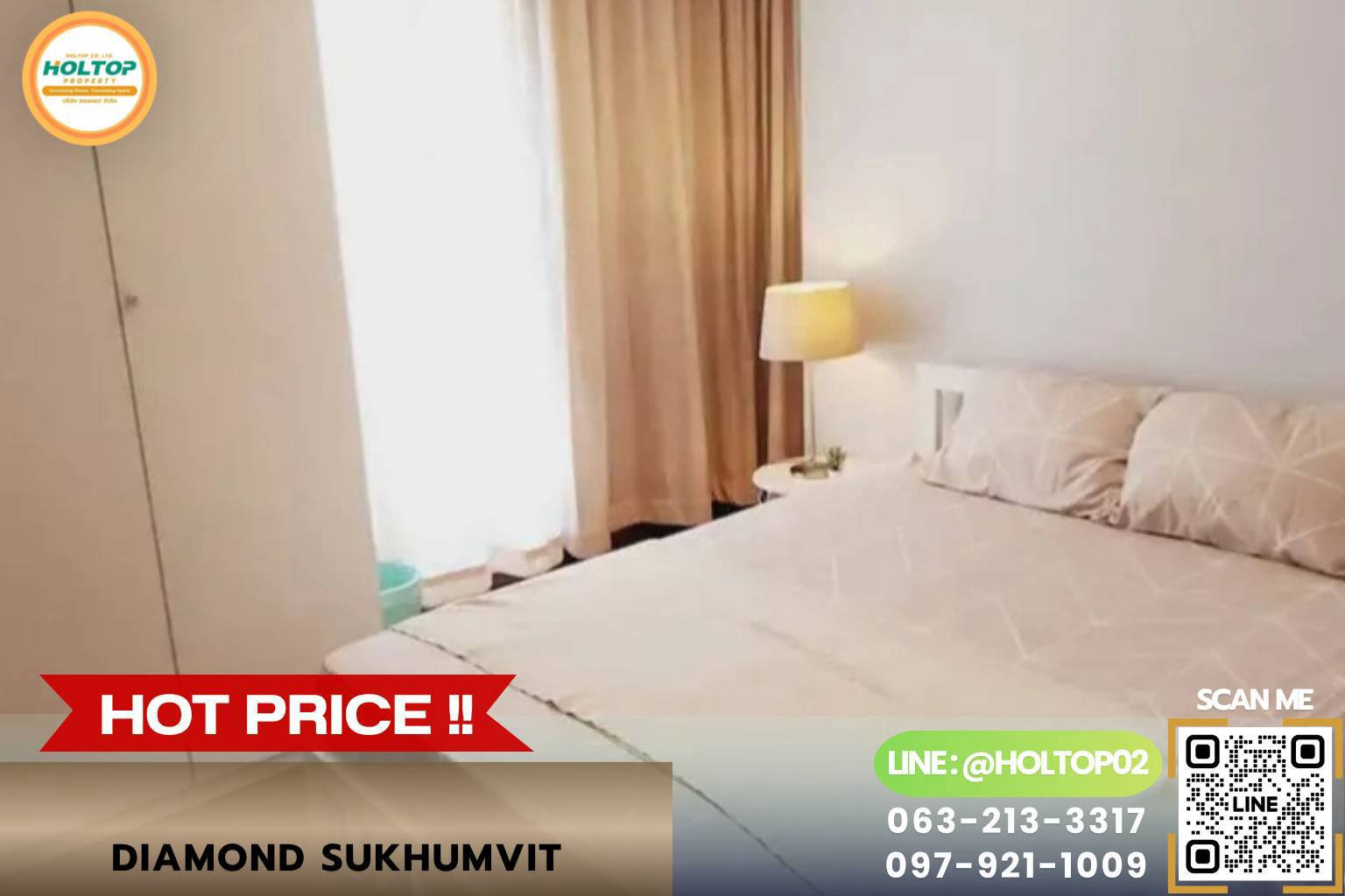 #L1167 For Rent: Diamond Sukhumvit #L1167 For Rent: Diamond Sukhumvit
