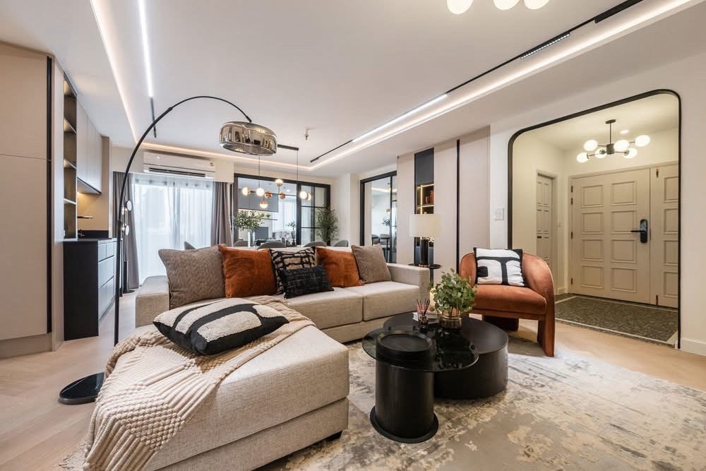 LHC-0559 for sale (newly renovated, rare item) Fifty Fifth Tower 🛌 4 bedrooms, 165 sq m. 🚇 near BTS Thonglor