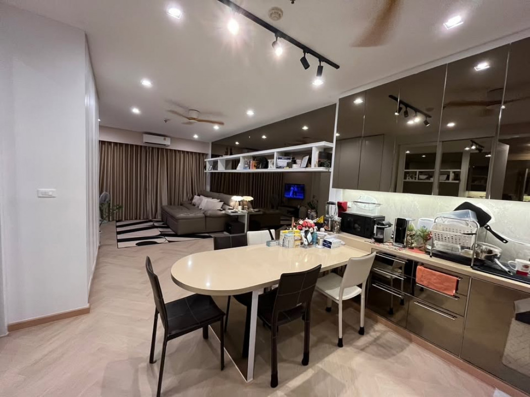 Condo for sale, Baan Klang Krung Siam-Pathumwan, fully furnished, large unit, near Siam Center, convenient transportation, 84 sq m. – รูปที่ 3