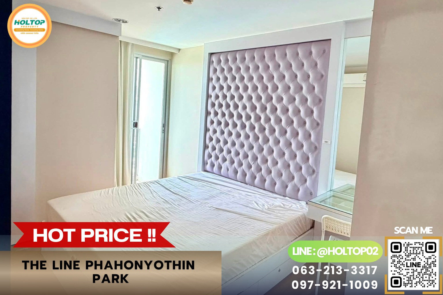 #R10778 ให้เช่าคอนโด THE LINE Phahonyothin Park