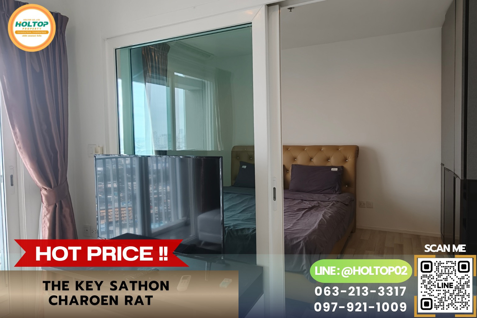 #R10769 Condo for rent/sale The Key Sathon-Charoen Rat. #R10769 Condo for rent/sale The Key Sathon-Charoen Rat.