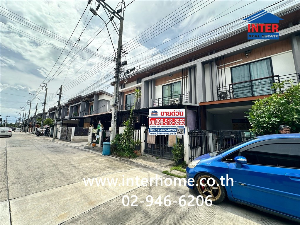 ทาวน์เฮ้าส์ 2 ชั้น 16 ตร.ว. หมู่บ้านเนเชอร่าเทรนด์ รัตนาธิเบศร์-ราชพฤกษ์ ใกล้วัดบางเลนเจริญ ซอยบางเลน21 ถนนรัตนาธิเบศร์ ถนนบางกรวย-ไทรน้อย บางใหญ่ นนทบุรี 
